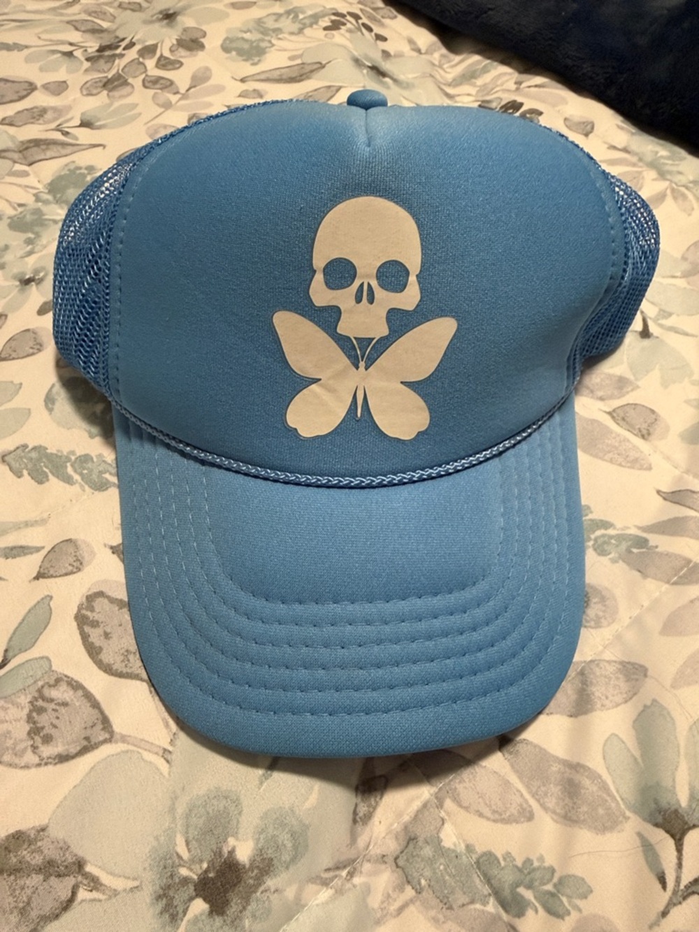 Betty Designs Light Blue Mesh Trucker Cap